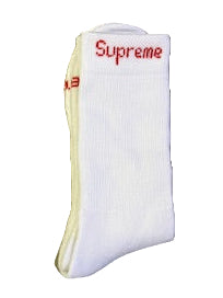Supreme Hanes Socks White