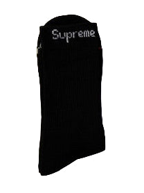 Supreme Hanes Socks Black