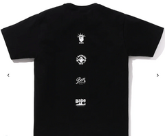 Bape Multi-Camo College Tee - Black