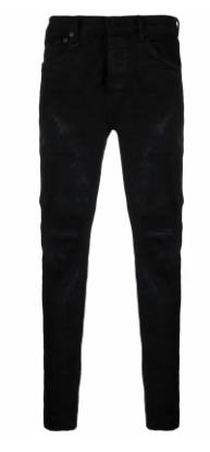 Purple jeans