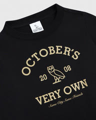 October's Very Own (OVO) Collegiate Tee 'Black'