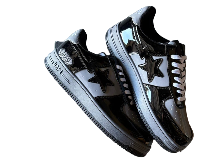 Bapesta X MF DOOM Black Grey