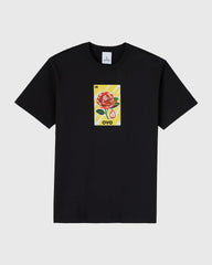October's Very Own (OVO) Rose Drop Tee Black